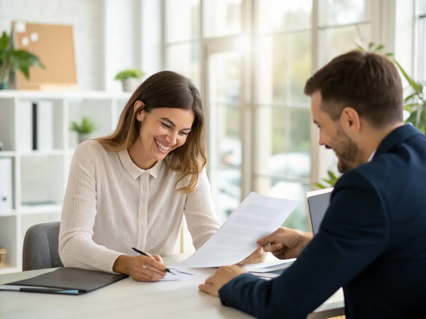 A friendly Little Home Loans representative assisting a customer with their loan application, demonstrating personalized service and expert guidance.